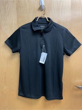 Core 365 Women's Black Short Sleeve Polo